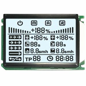 China 3.0 Inch LCM LCD Segment Display TN 7 Segment Lcd For Measuring Equipment on sale