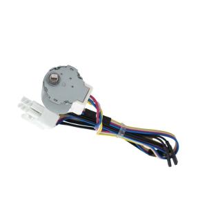 China Ac Permanent Magnet Stepper Motor Air Conditioner Swing Motor 24MM Gear Reducer on sale