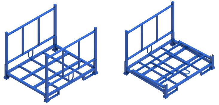 Pallet Stacking Rack  For fabric roll storage
