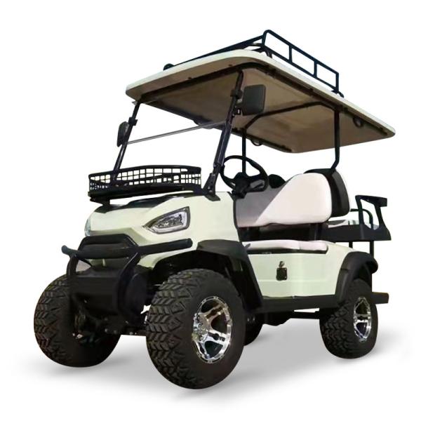 Quality Utility Trucks With 2 Passenger And 48V 5KW AC Motor Journey Golf Cart Standing Postion of Tail Caddie Maximum Speed ≤30Km/h for sale