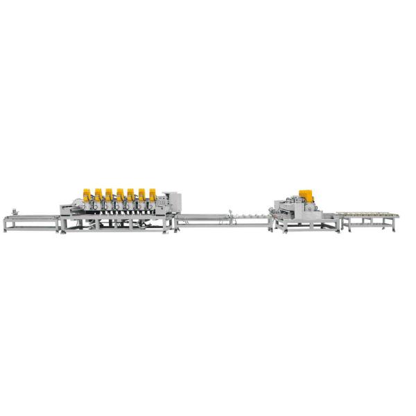 Automatic Stone Cross Cutting Machine Production Line For Marble Granite Tiles