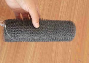 Buy cheap Titanium Knitted Wire Mesh Roll / Both Flat Mesh And Crimped Mesh product