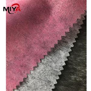 Buy cheap Hard Microdot Glue 28gsm Non Woven Fusible Interlining product