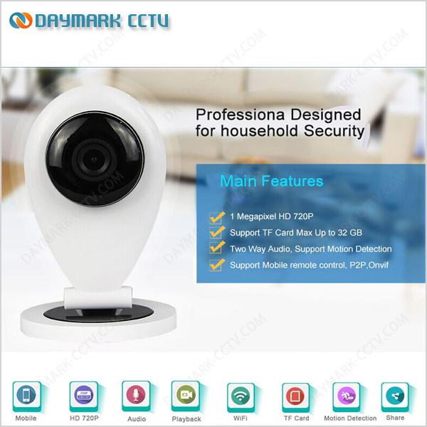 Quality Two way audio intercom ir night vision wireles mini ip web camera for sale