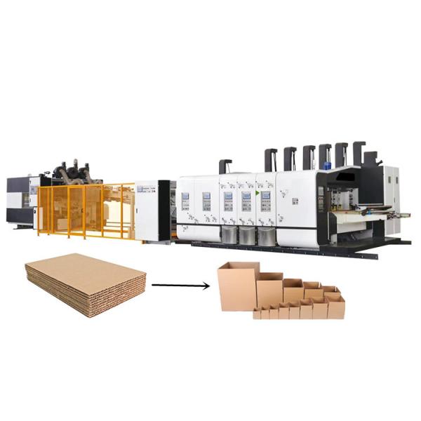 Quality Automatic Carton Box Machine Flexo Printer Slotter For Box Make for sale