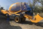 Batch Type Self Loading Concrete Machine , High Speed Productivity Self Loading