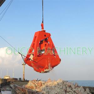 Buy cheap 2 Peel Dredging Underwater Clamshell Grab Bucket product