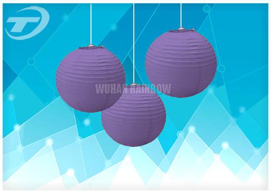 Colorful Chinese Round Paper Lanterns / Paper Party Lanterns, available in