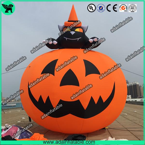 Quality 3M Party Inflatable Pumpkin / Halloween Inflatables With Smiling Face for sale