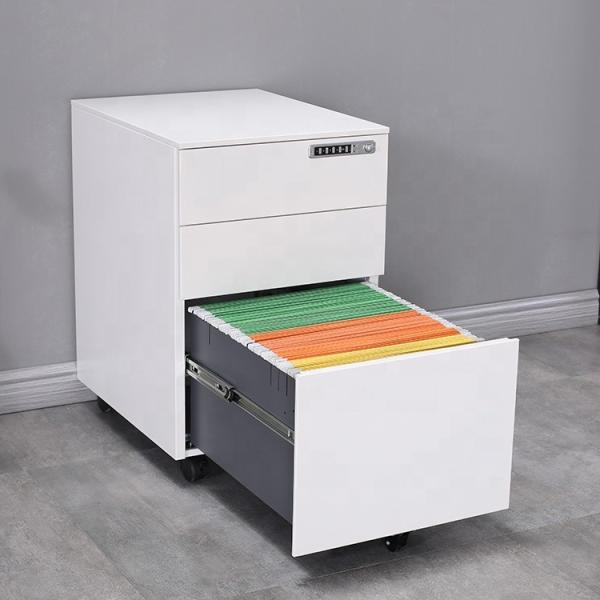 Quality 3 Drawer Metal Mobile Pedestal for sale