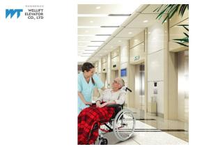 China High Efficiency Hospital Bed Elevator With Group Control Management System on sale