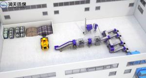 PLC Solid Waste Treatment Machine Continuous AC380V For Industrial