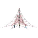 Pyramids Triangle Playground Climbing Net Lunar Shape For Kids