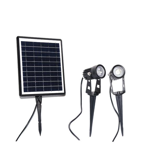 Quality Waterproof IP65 Solar Landscape Spotlights For Landscape Garden Yard for sale