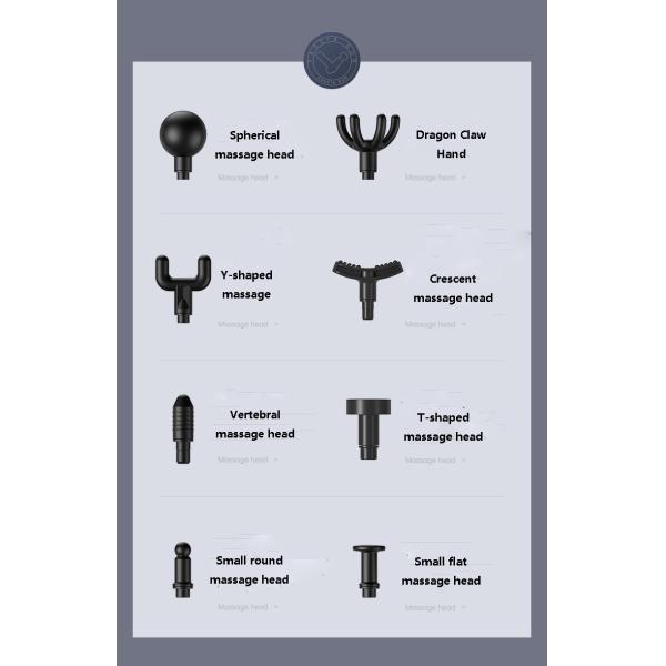 Percussion Fascia Massager Gun Electric Vibrating Body Deep Tissue Muscle Massage Gun