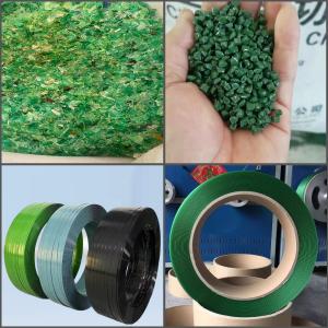 China Bottle Flakes PET Strapping Band Production Line Single Screw PET Strap Making Machine on sale