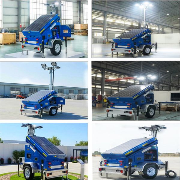 Durable Solar Street Light Lithium Battery Mobile Solar Light Tower Agricultural Operations Simple Solar Light Tower