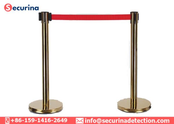 Quality Crowded Control Security Bollards Barrier Retractable Rope Traffic Barrier Guardrail for sale