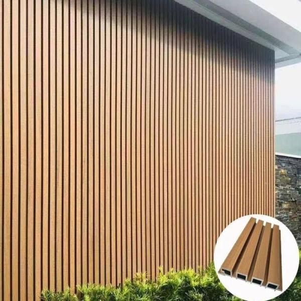 Quality Prefab Building Wood Plastic Composite Wall Cladding panel Waterproof for sale