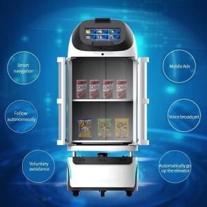 Buy cheap Navigation Resturant Meal Hotel Delivery Robot White Black Remotely Controlled Robot product