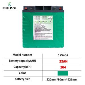 RV Marine Boat Rechargeable Lithium Ion Battery 12V Solar LiFEPO4 Battery 22ah