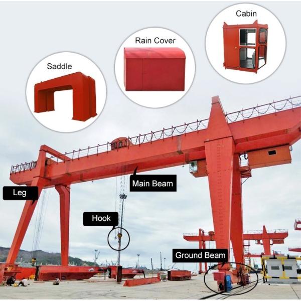 35 Ton 13m Adjustable Aluminium Light Duty Gantry Crane