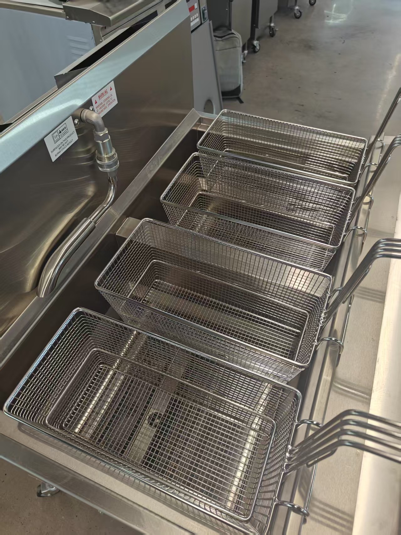 Two Pots Four Baskets GAS Open Deep Commerical Deep Chip Electric & Gas Deep Fryer