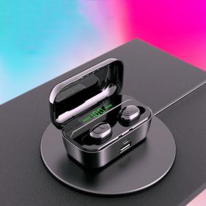 Tws Bluetooth Earpieces with Wireless Charging LED Digital Display Earphones