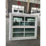 Aluminium Vertical UPVC Single Hung Window Grill Design For Ranch Home