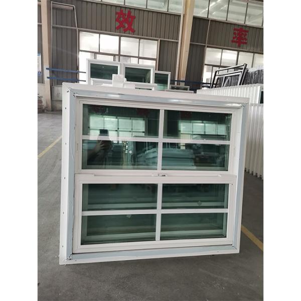 Aluminium Vertical UPVC Single Hung Window Grill Design For Ranch Home