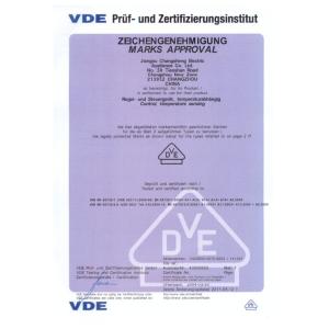 Jiangsu ChangSheng Electric Appliance Co., Ltd Certifications