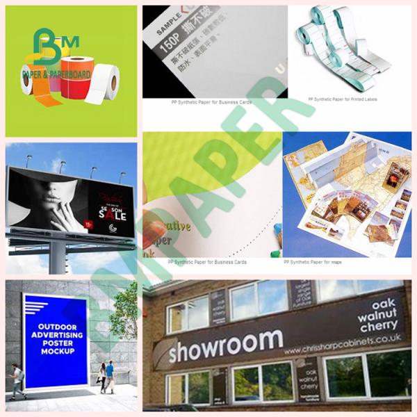 Eco Solvent Printable Waterproof Synthetic Paper Of Poster Paper Eco Solvent Printable Waterproof Synthetic Paper For Poster Paper