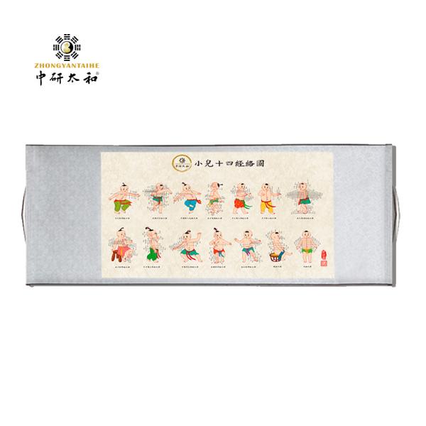 Quality Scroll Wall Traditional Chinese Medicine Chart For Office And Family for sale