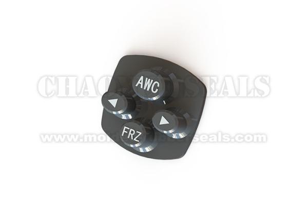 Quality 4 Button Position Silicone Button Black Color Sand Blasted For Manual Oprated Handle for sale