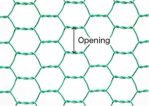Anti Erosion Reverse Weave 30m Hexagon Metal Mesh
