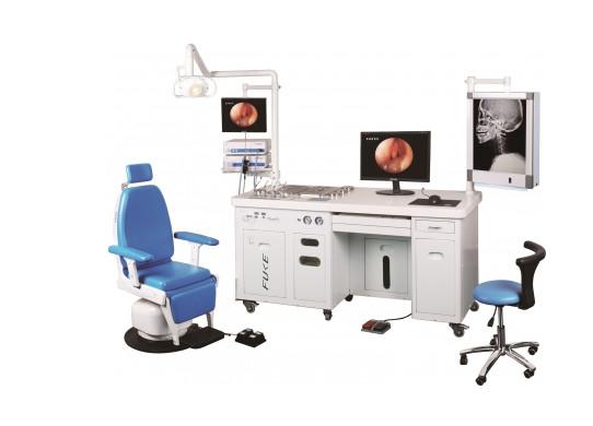 Quality 2pcs Tray Sinoscope ENT Treatment Unit With Doctor Stool for sale