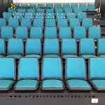 Firereistant Indoor Space Saving Retractable Seating System
