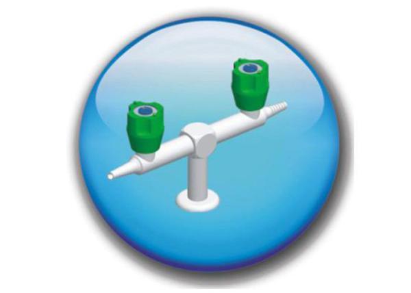 Quality Professional Acid Resistant Solid brass Laboratory Gas Tap with PP Handle for sale