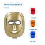 Customized Photon Light Facial Beauty Device 3 Color LED Mask