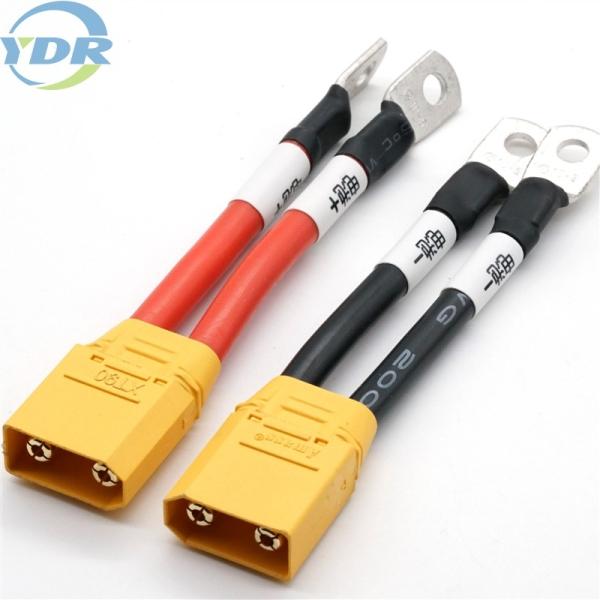 Quality XT90 Lithium Battery Connector Cables W/Sheath E bike Charging Adapter for sale