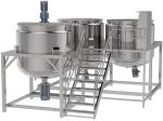 Three Layer Liquid Detergent Making Machine With Homogenizing Head Double