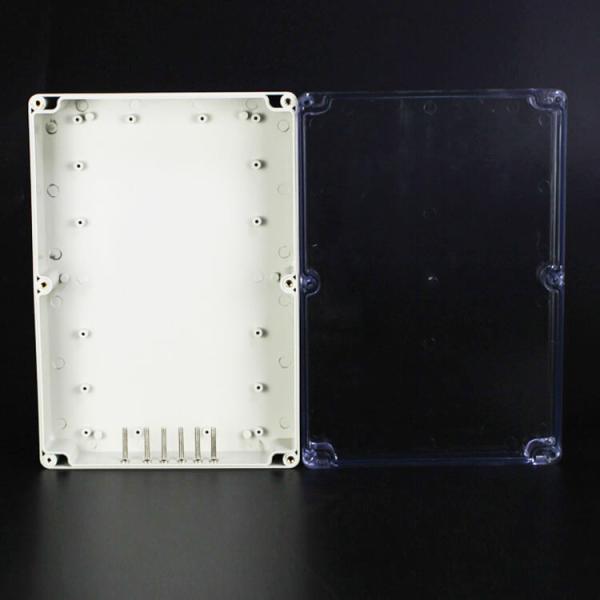 Sealed 263*182*60mm Ip65 Plastic Enclosures With Clear Lid
