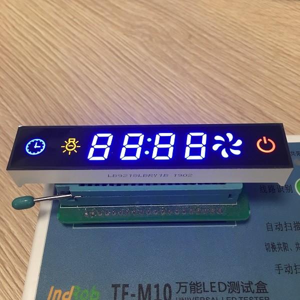 Multicolour Common Cathode 7 Segment Display 12.7mm Digit Height Low Power