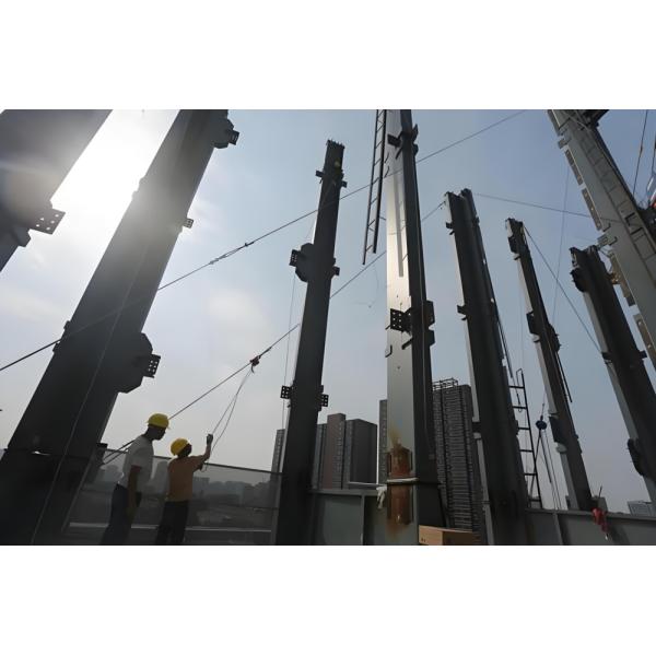 High Durability Steel Structure High Rise Building Antirust Customization