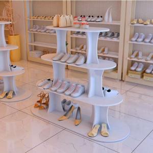 China Hot Sale Shoes Store Metal Or Wood Standing Display Stand For Shoes on sale