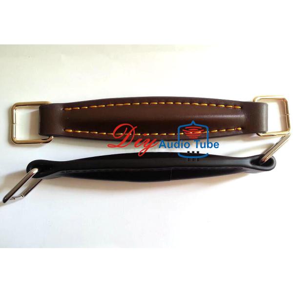 Lightweight Guitar Amplifier Handles Leather Material With Nickel / Gold Fitting