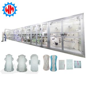 Full Servo Sanitary Napkin Production Line High Speed Automatic Machine with CE Certification