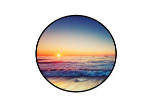 China 23.6 Inch 600x600 Round LCD Display Magic Mirror For Dressing Table on sale
