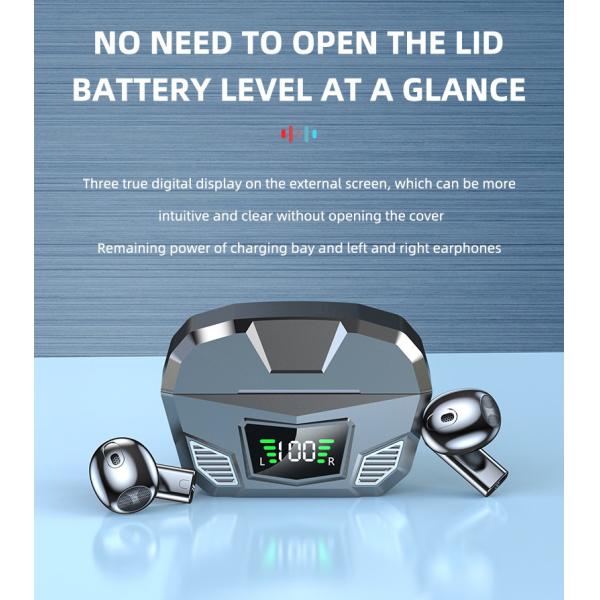 IPX5 Wireless Gaming Earbuds AVRCP Bluetooth 1hr Charging