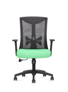 High Density Ribbed Mesh Office Swivel Chair With High Back 0.175CBM Backrest